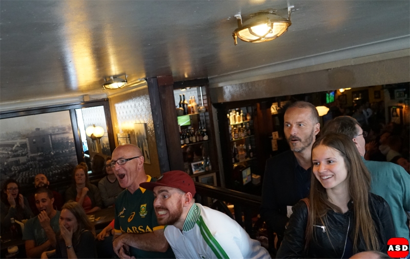 Irish Fans everywhere in Amsterdam